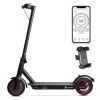 WHOSU Electric Scooter for Adults - 350W Motor, 19 MPH, 19 Mile Range, 8.5" Solid Tires, Foldable Commuting E-Scooter w/Dual Brake