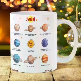 11oz Bicycle-Themed Ceramic Mug - Durable, Insulated Coffee Cup for Travel & Camping, Unique Gift Idea