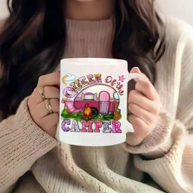 Camping Queen Insulated Ceramic Coffee Mug Is a Reusable, Unisex Ideal Gift