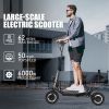 WHOSU  Electric Scooter Adults, 6000W Dual Motor Up to 50 mph, 62 Miles Range, 4 Braking System, 11'Off-Road Folding E-Scooter for Adults