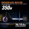 WHOSU Electric Scooter Adults, 8.5"Tire, 19Mph Top Speed, 19 Miles Long Range, Folding Escooter for Adults and Teens with Dual Braking
