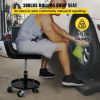 VEVOR Rolling Garage Stool, 300LBS Capacity, Adjustable Height from 15.7 in to 20.5 in, Mechanic Seat with 360-degree Swivel Wheels and Tool Tray