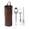 Outdoor Tableware Set Camping Barbecue Tableware Picnic Bag