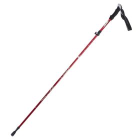 Folding Outdoor Handrails Trekking Walking Sticks (Type: Walking Sticks, Color: Red)