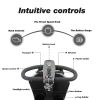 MAX PLUS GREY 4 Wheels Outdoor Compact Mobility Scooter with 2pcs*20AH Lead acid Battery, 16Miles, USB Charger Port & Cup Holders, 300W Motor