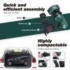 MAX PLUS EMERALD Wheels Outdoor Compact Mobility Scooter with 2pcs*20AH Lead acid Battery, 16 Miles, Cup Holders & USB charger Port